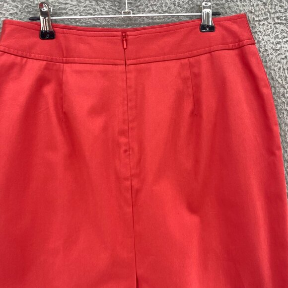 Brooks Brothers Skirt Womens 6 Coral Mini Straight Pencil Stretch Career Office - Picture 4 of 11